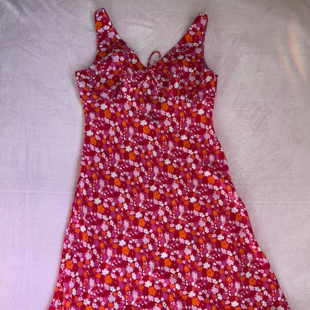 Express Pink Floral Dress